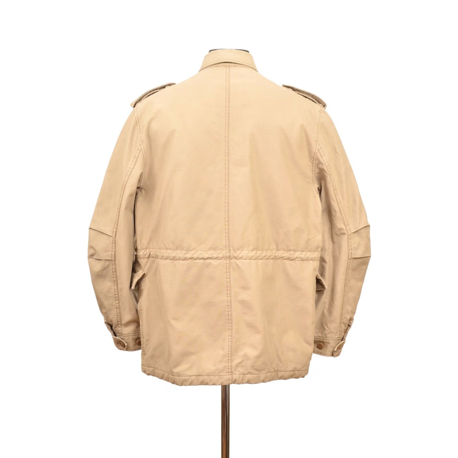 Ted Baker DDP Ted Baker Flak Military Jacket Mens L Beige Cotton Military Jacket Size US L / EU 52-54 / 3 - 4 Thumbnail