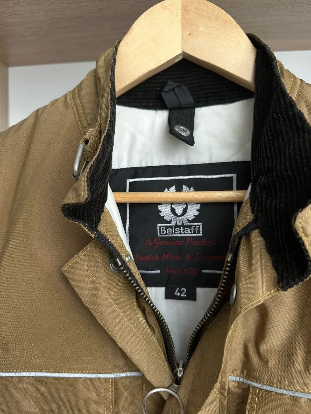 Belstaff × Vintage Vintage Belstaff Nylon Brown Motorcycle Nylon Jacket Size US M / EU 48-50 / 2 - 14 Thumbnail