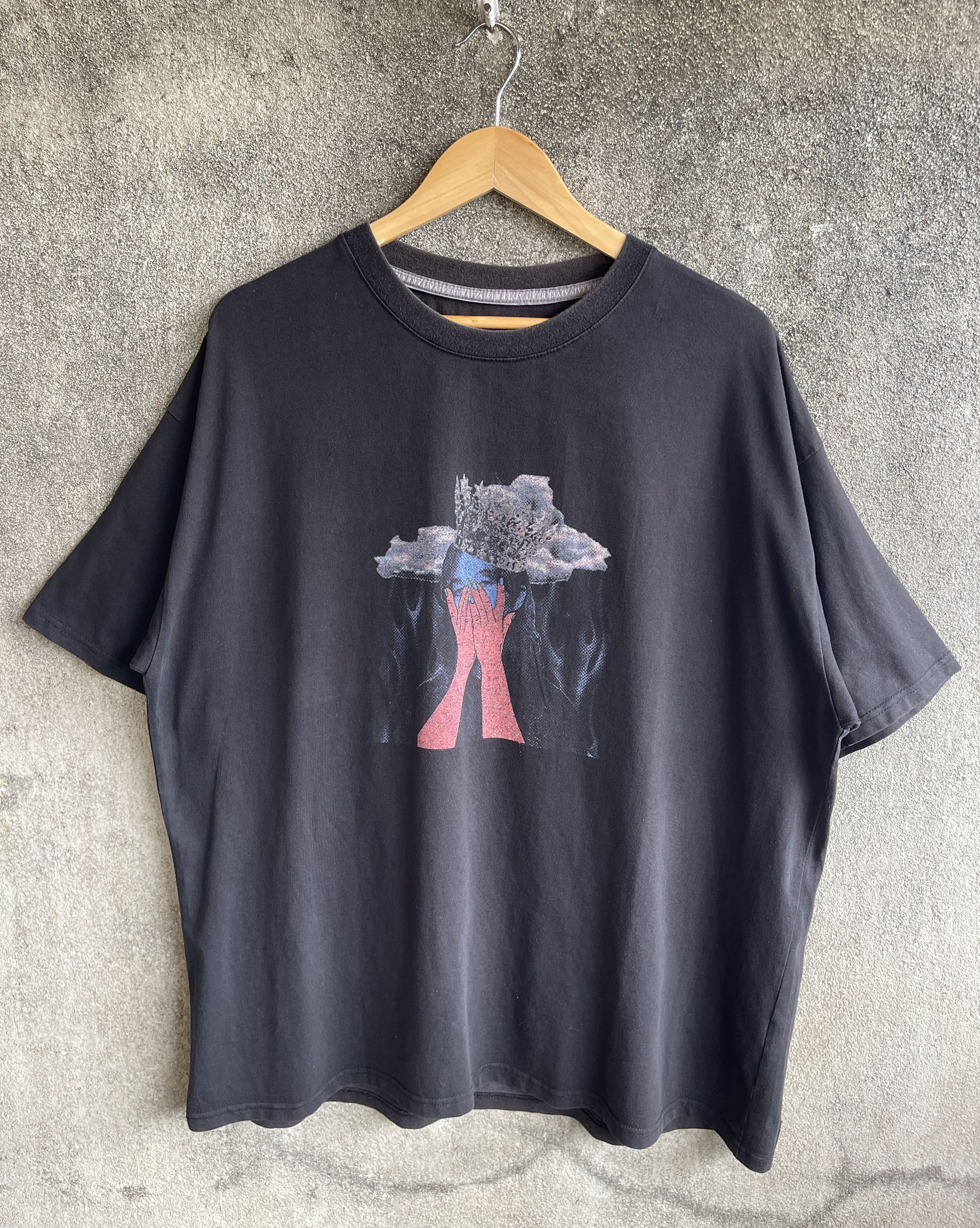 California Arts. Vintage🔥AIVER🔥Graphic Art Faded Tshirt Size US L / EU 52-54 / 3 - 1 Thumbnail