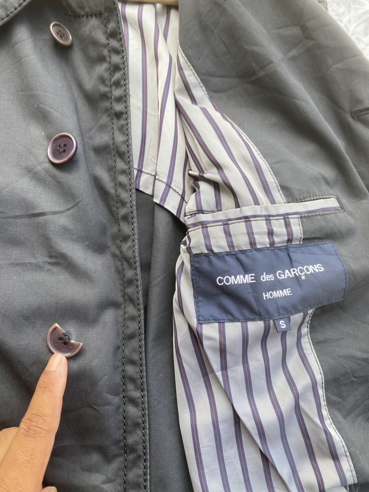 Comme des Garcons Rare Vintage CDG Comme Des Garcons Long Jacket Size US L / EU 52-54 / 3 - 17 Thumbnail