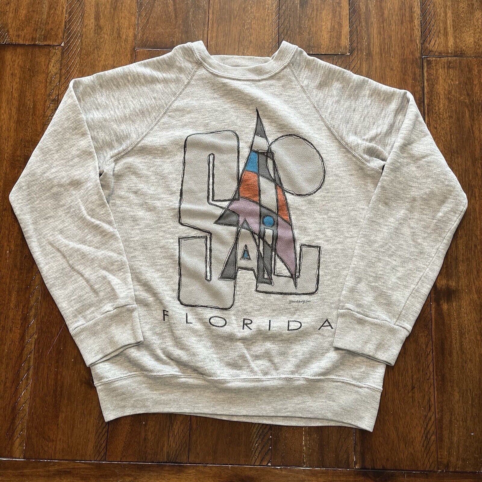 Vintage Vtg Sail Florida Sailing Ship Sweatshirt USA M Rare Thin Size US M / EU 48-50 / 2 - 2 Thumbnail