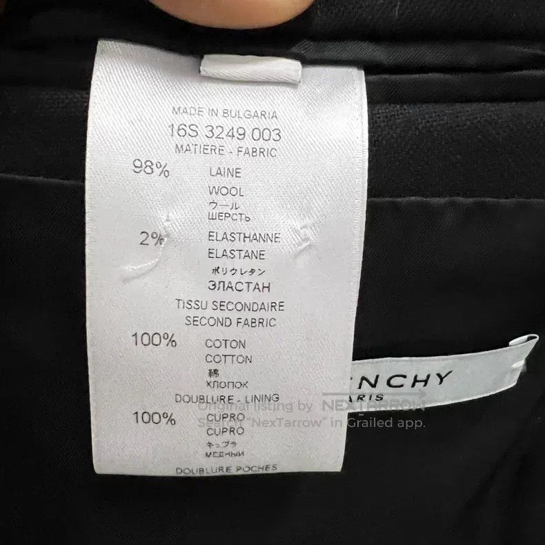 Givenchy Givenchy Size50 Black Notched Lapel Dress Vest (Size 50) Size US M / EU 48-50 / 2 - 4 Thumbnail