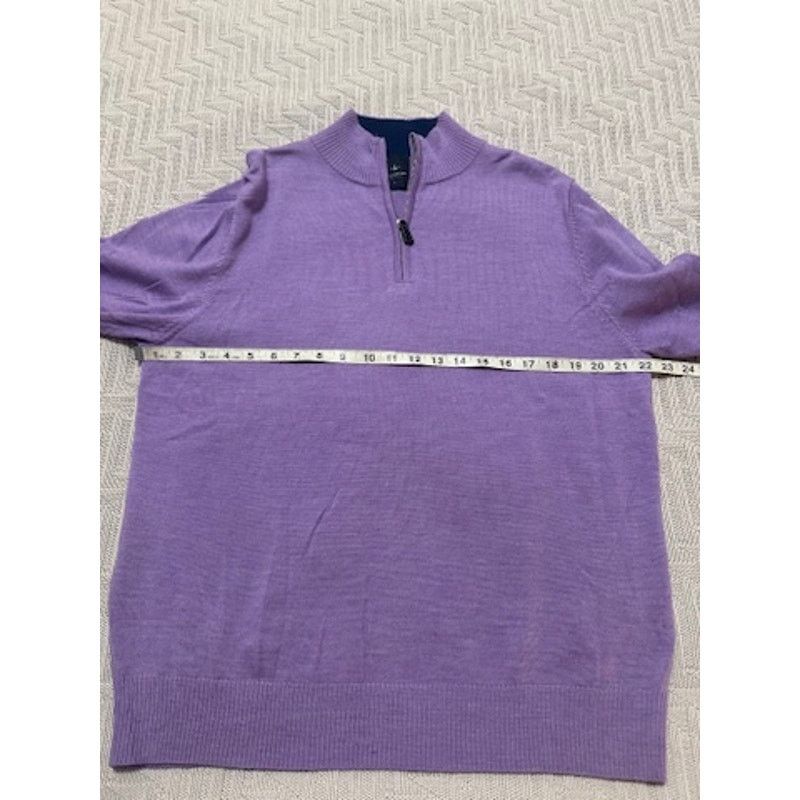 Tailorbyrd Tailor Byrd purple quarter zip pullover size L Size US L / EU 52-54 / 3 - 6 Thumbnail