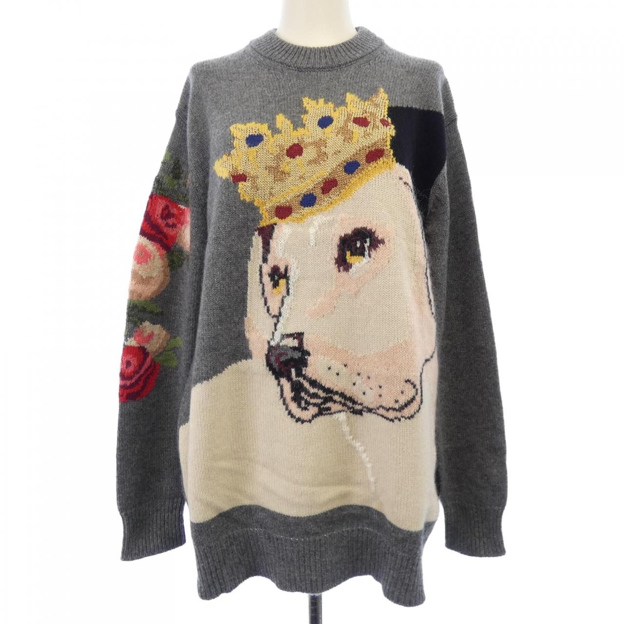 Dolce & Gabbana Dolce & Gabbana Dolce&Gabbana Cashmere Knitwear Textile Tops FR023K/F89AL DUTY FREE for USA Size ONE SIZE - 1 Thumbnail