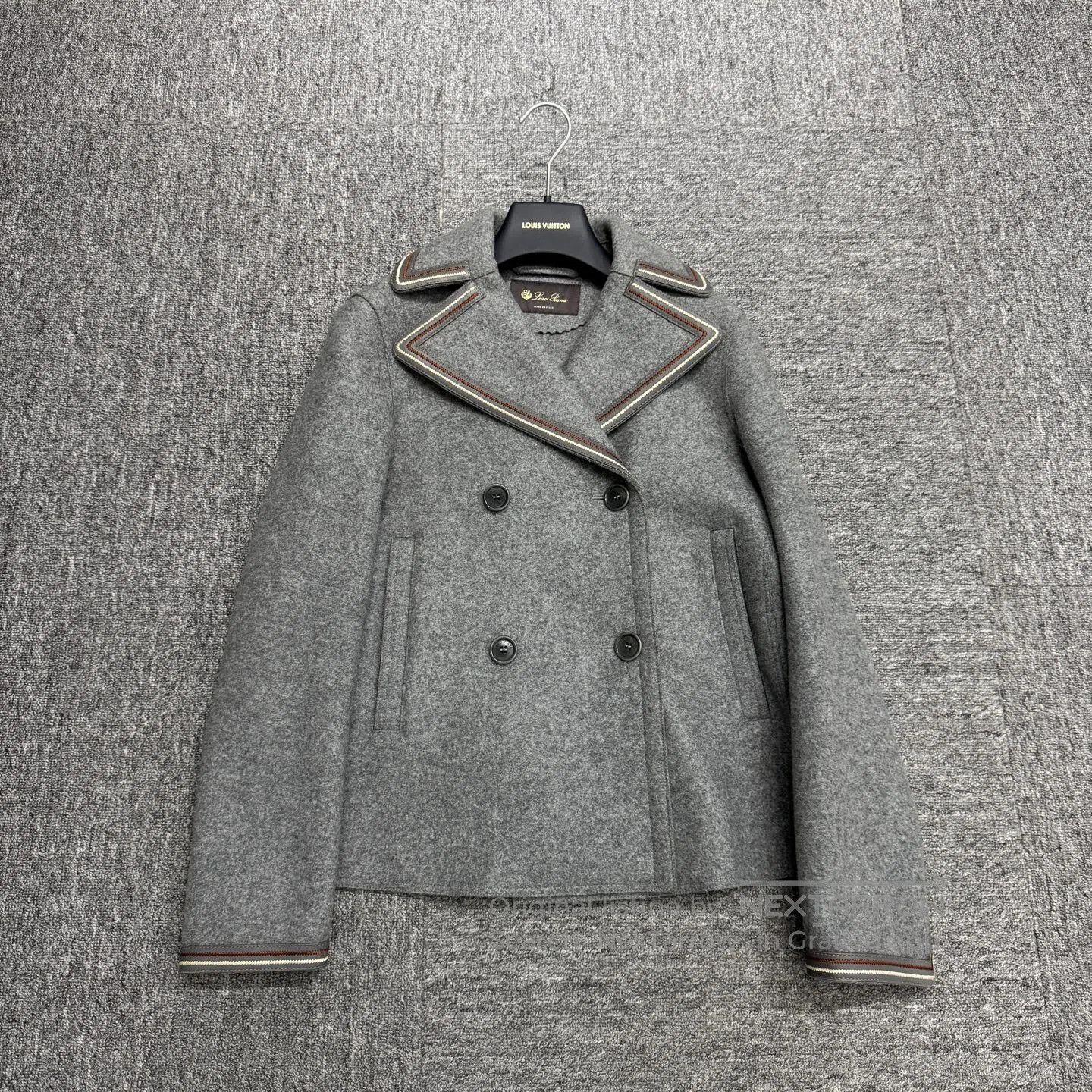 Loro Piana LORO PIANA Cashmere leather-jacketed coat| Size S / US 4 / IT 40 - 1 Thumbnail