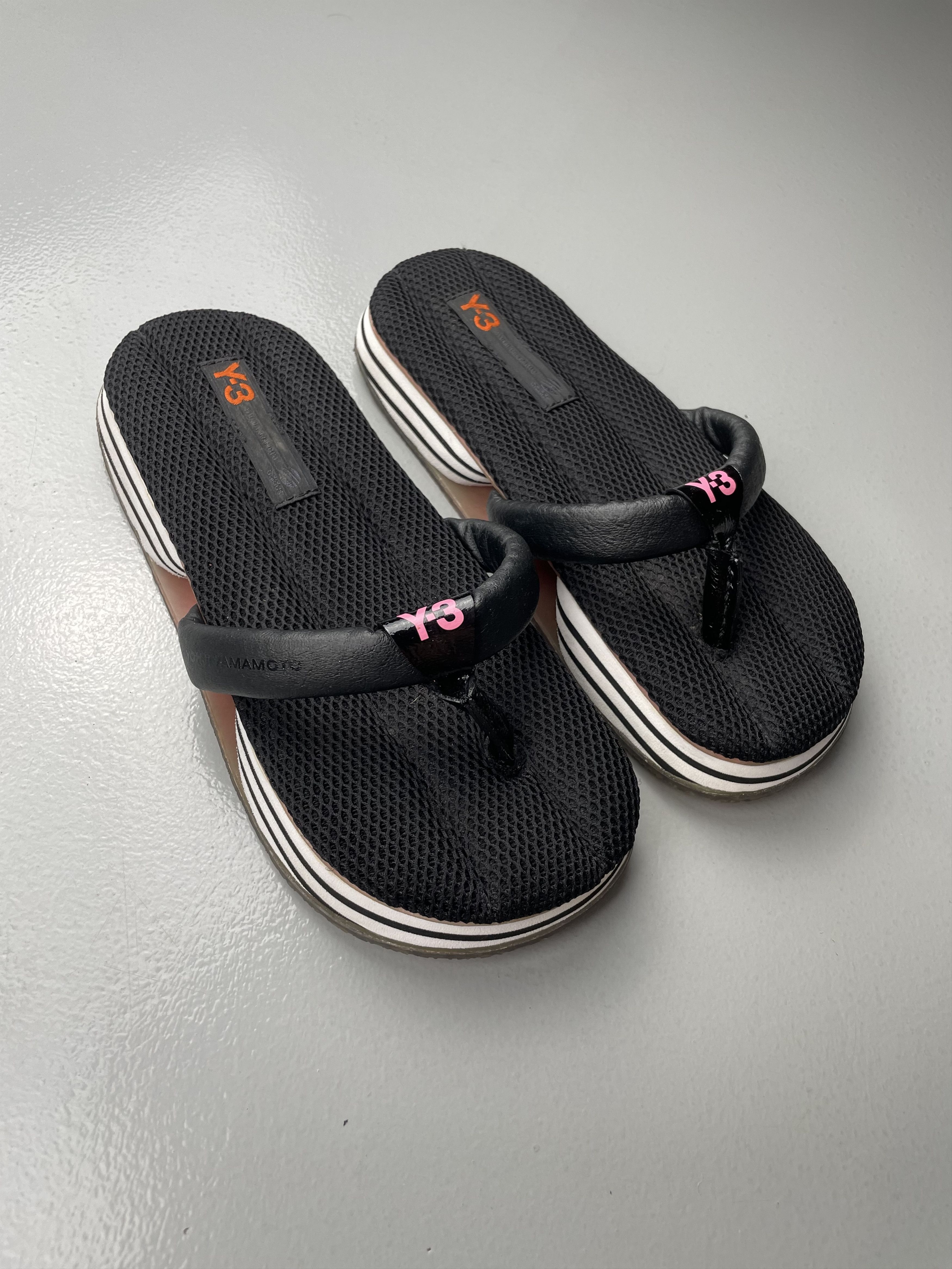 Yohji Yamamoto Y-3 S/S 2004 flip flops Size US 8 / IT 38 - 3 Thumbnail