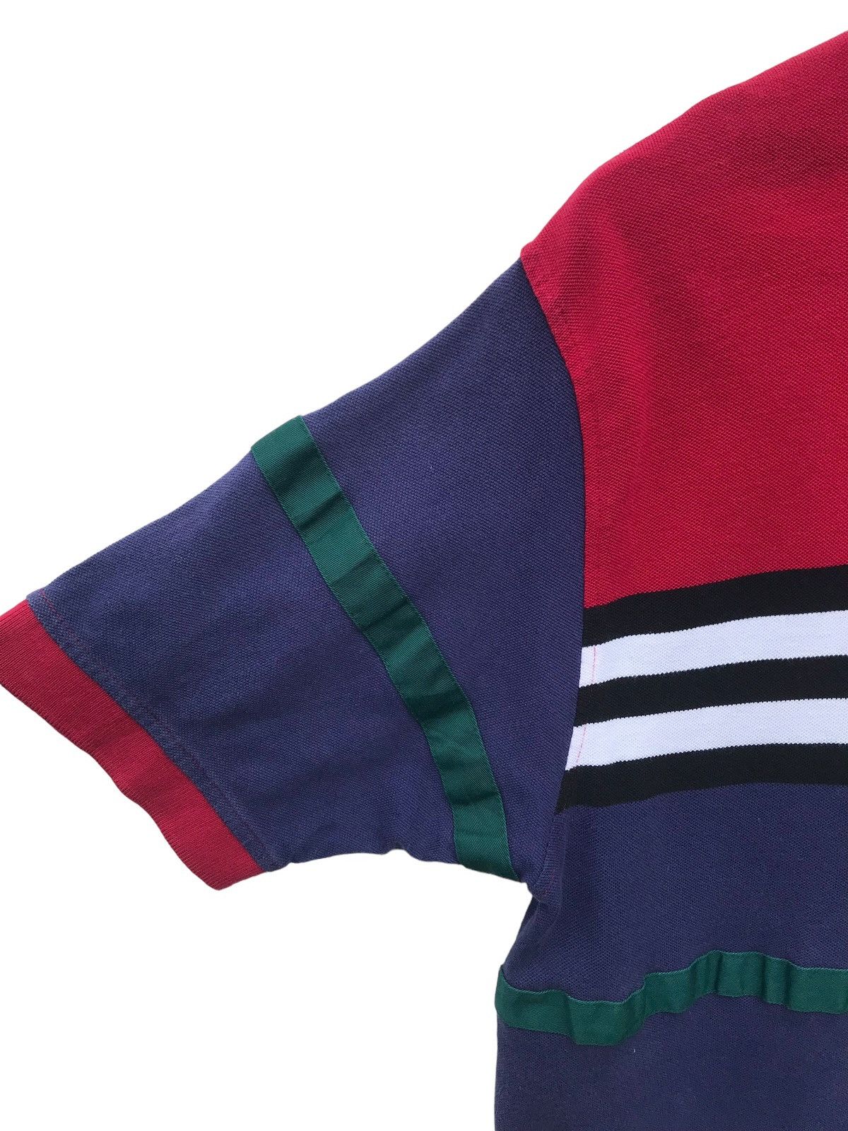 Tommy Hilfiger Vintage Tommy Hilfiger Stripe Multicolour Polo Shirt Size US M / EU 48-50 / 2 - 10 Thumbnail