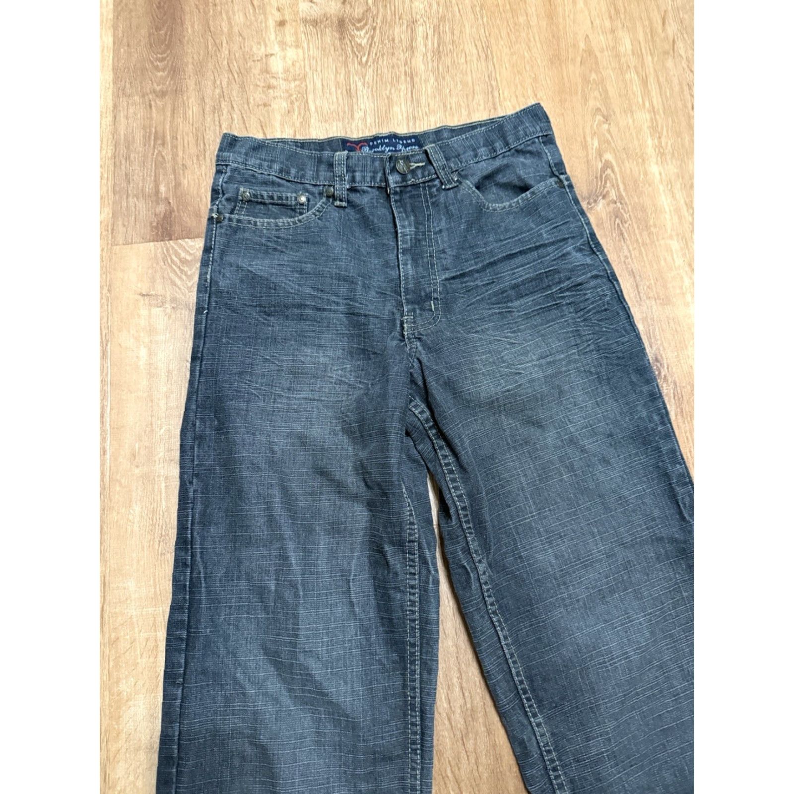 Express VINTAGE Brooklyn XPRESS Jeans 28x27 Boys 14 Embroidered Wide-Leg Edgy Streetwear Y2K Skater Mens? Size US 28 / EU 44 - 5 Thumbnail
