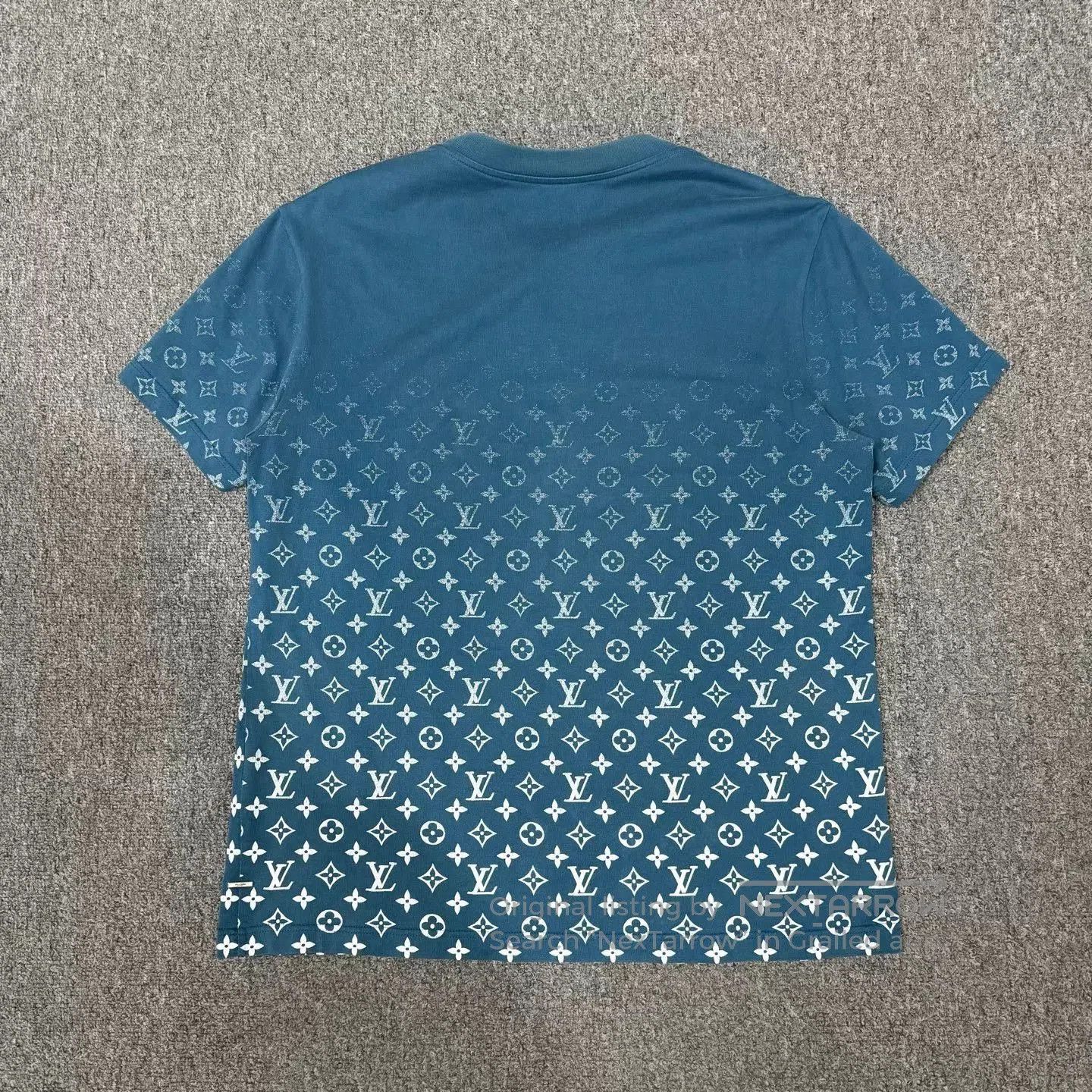 Louis Vuitton Blue Short Sleeve Graphic Print T-Shirt. Size US M / EU 48-50 / 2 - 2 Thumbnail
