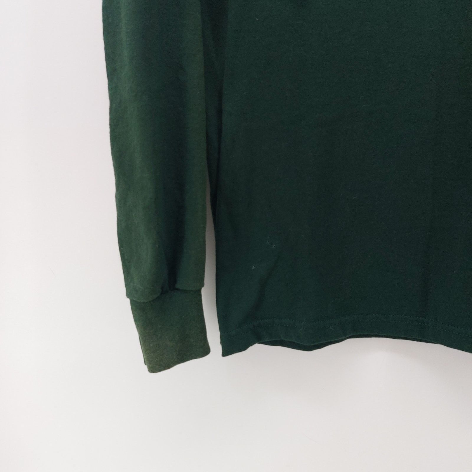 Fruit Of The Loom Ugly Christmas Long Sleeve Top Teddy Bears Hunter Green Sz M Size M / US 6-8 / IT 42-44 - 6 Thumbnail