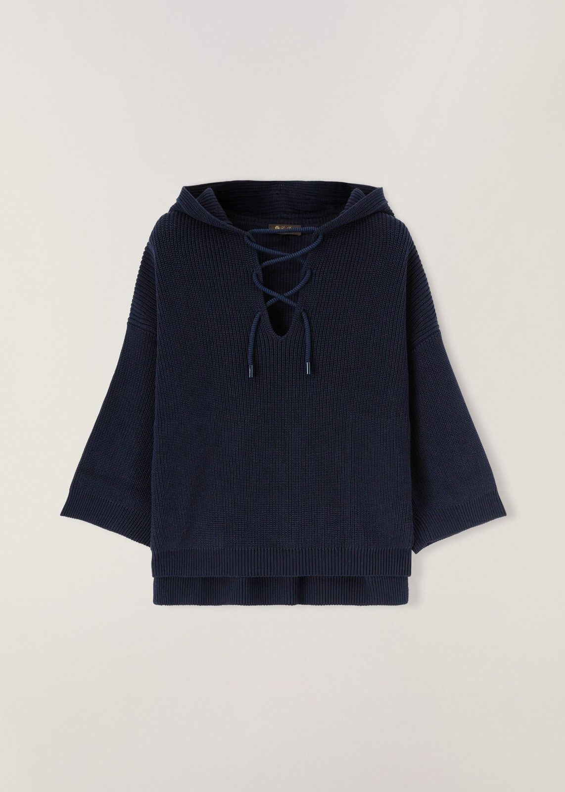 image of Loro Piana O1Srvl11E0424 Polo In Navy Blue, Women's (Size Medium)
