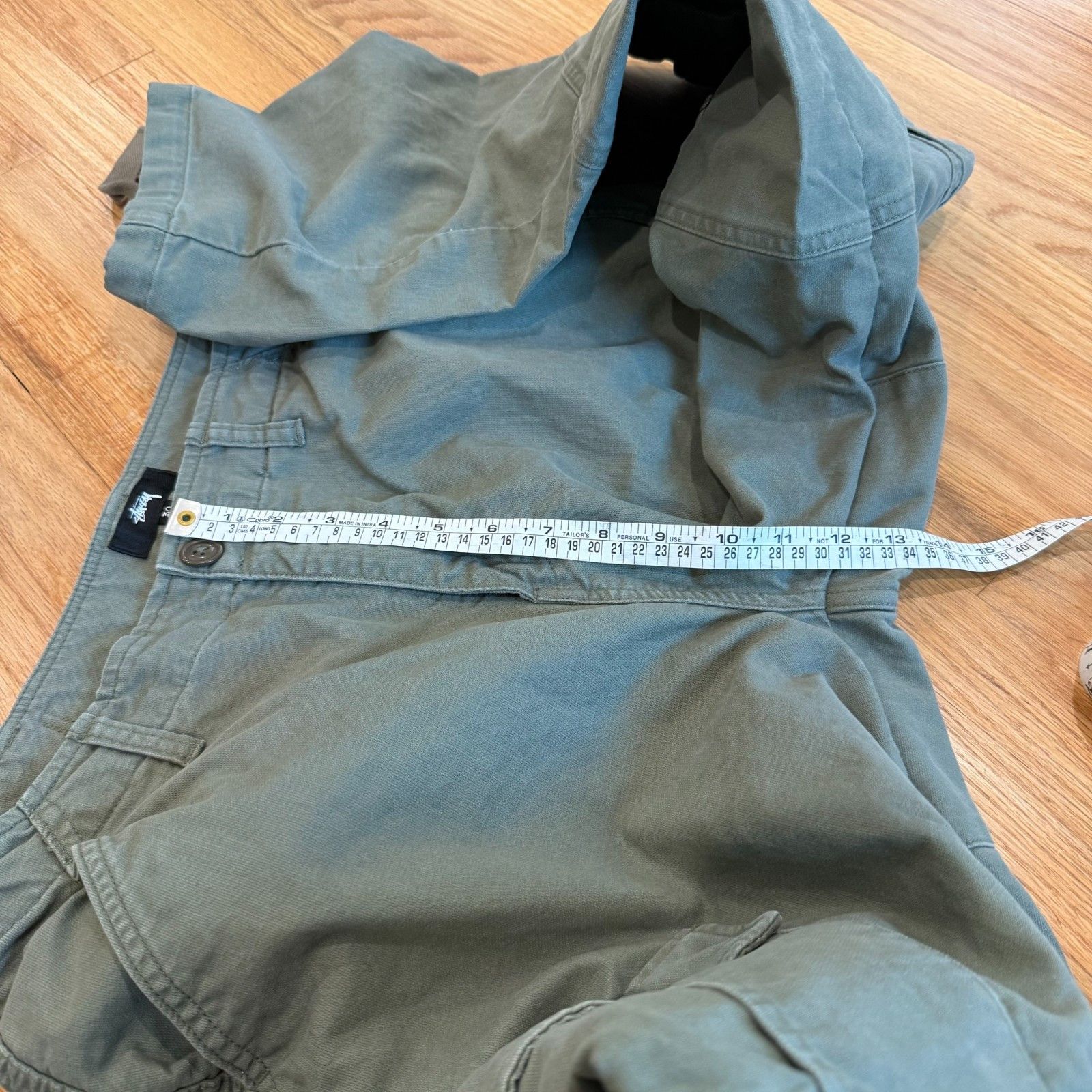 Stussy Stussy Olive Fatigue Surplus Ripstop Cargo Straight Leg Pant Size US 30 / EU 46 - 6 Thumbnail