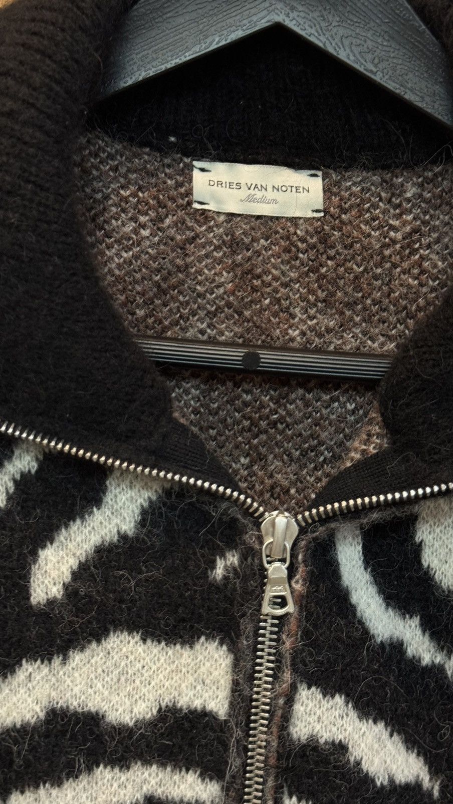 Dries Van Noten Jacquard Cardigan Size M / US 6-8 / IT 42-44 - 2 Thumbnail