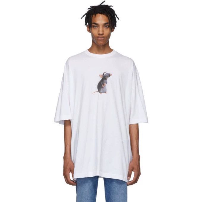 Vetements Vetements SizeU White rat short-sleeve Size US XS / EU 42 / 0 - 1 Thumbnail
