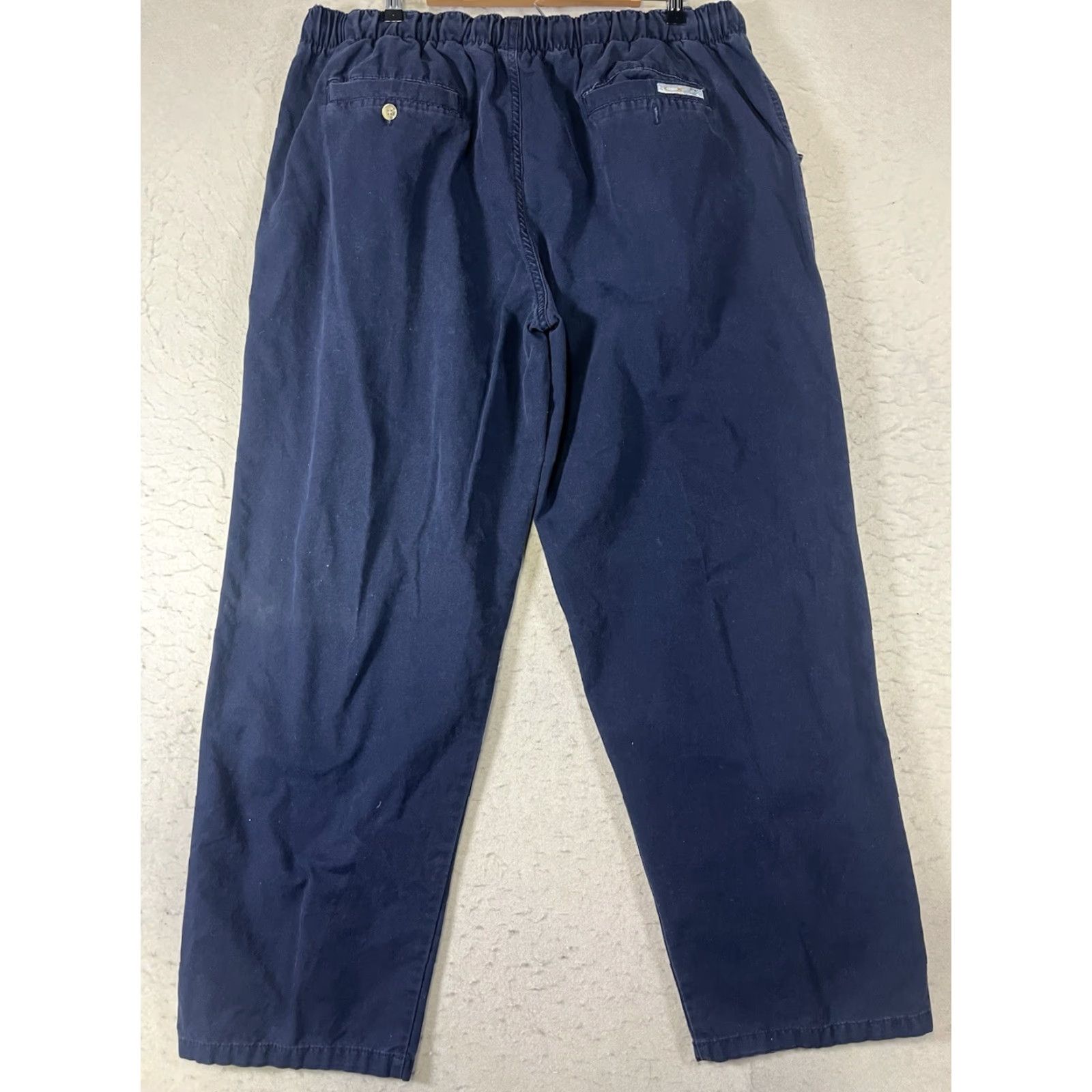 Vintage VINTAGE OP Sport Men’s XL Blue Baggy Drawstring Cotton Utility Pants Size US 36 / EU 52 - 2 Thumbnail