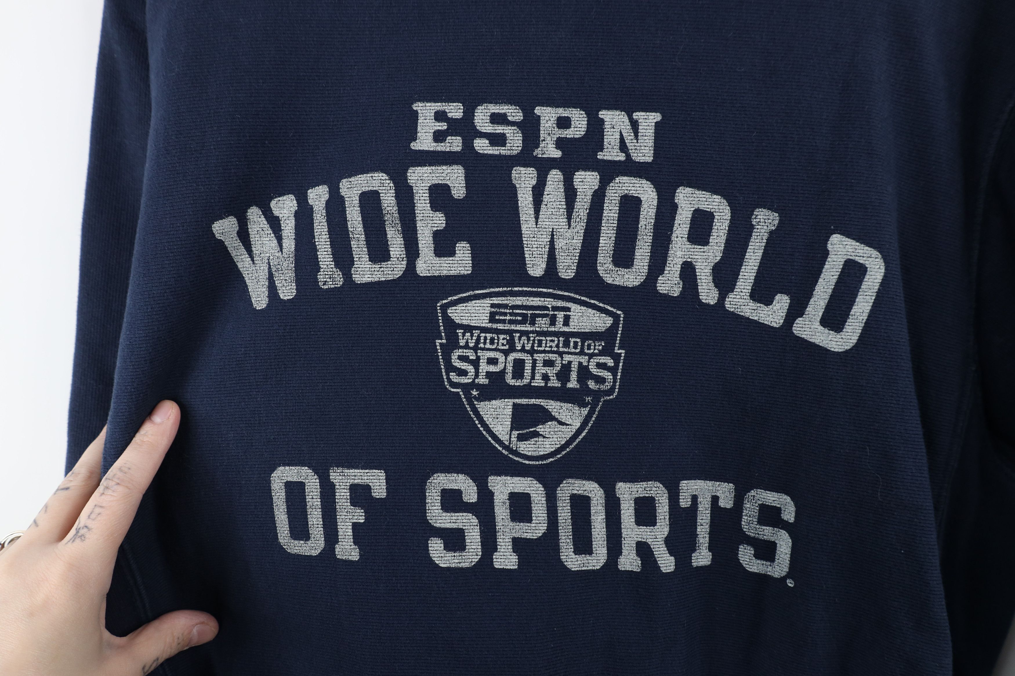 Champion × Vintage Vintage 90s Y2K Champion Reverse Weave Sweatshirt Blue Size US S / EU 44-46 / 1 - 5 Thumbnail