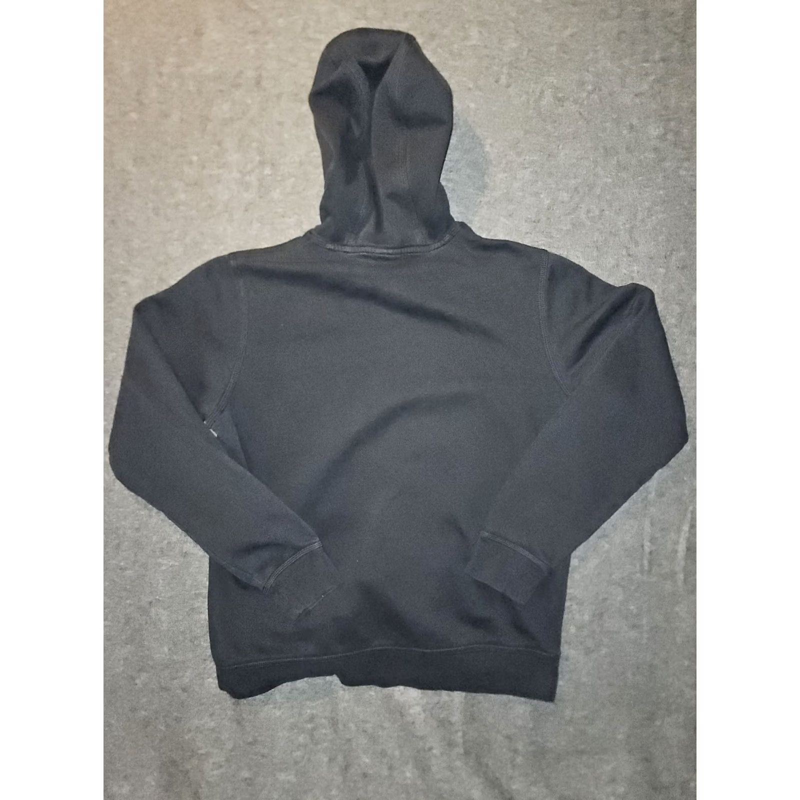 Nike VINTAGE Nike Pullover Hoodie Men's L Black Drawstring Single Pocket Y2K Size US L / EU 52-54 / 3 - 7 Thumbnail