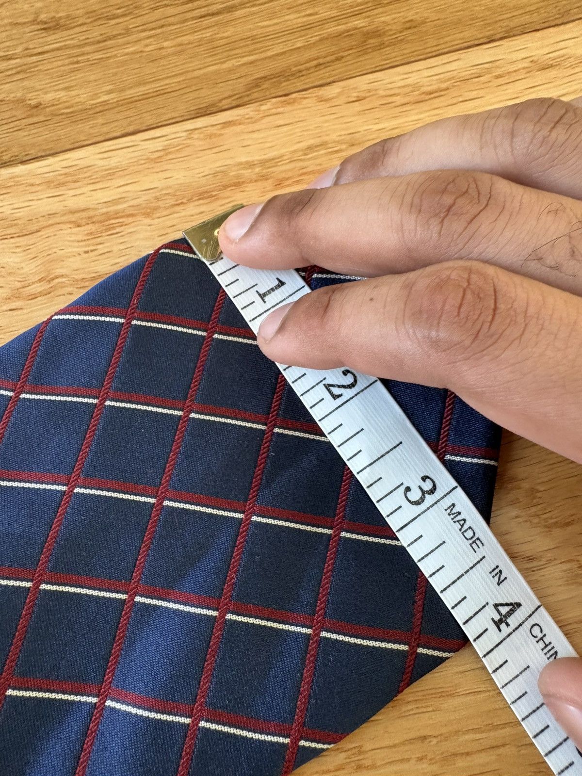 Ralph Lauren Purple Label Ralph Lauren Purple Label VTG 90s Windowpane Check Silk Tie Size ONE SIZE - 8 Thumbnail