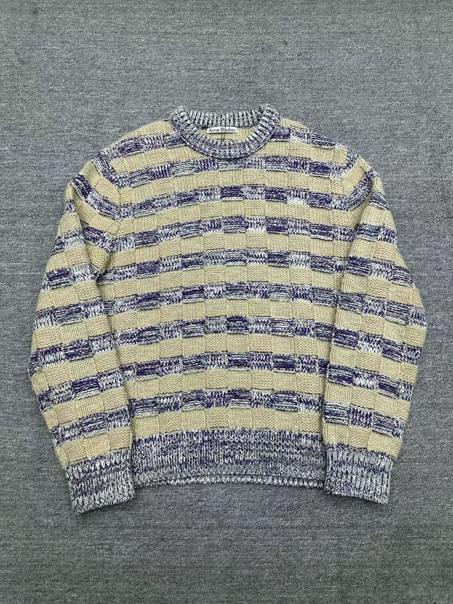 Acne Studios Acne Studios New Plaid Sweater Size US L / EU 52-54 / 3 - 1 Thumbnail