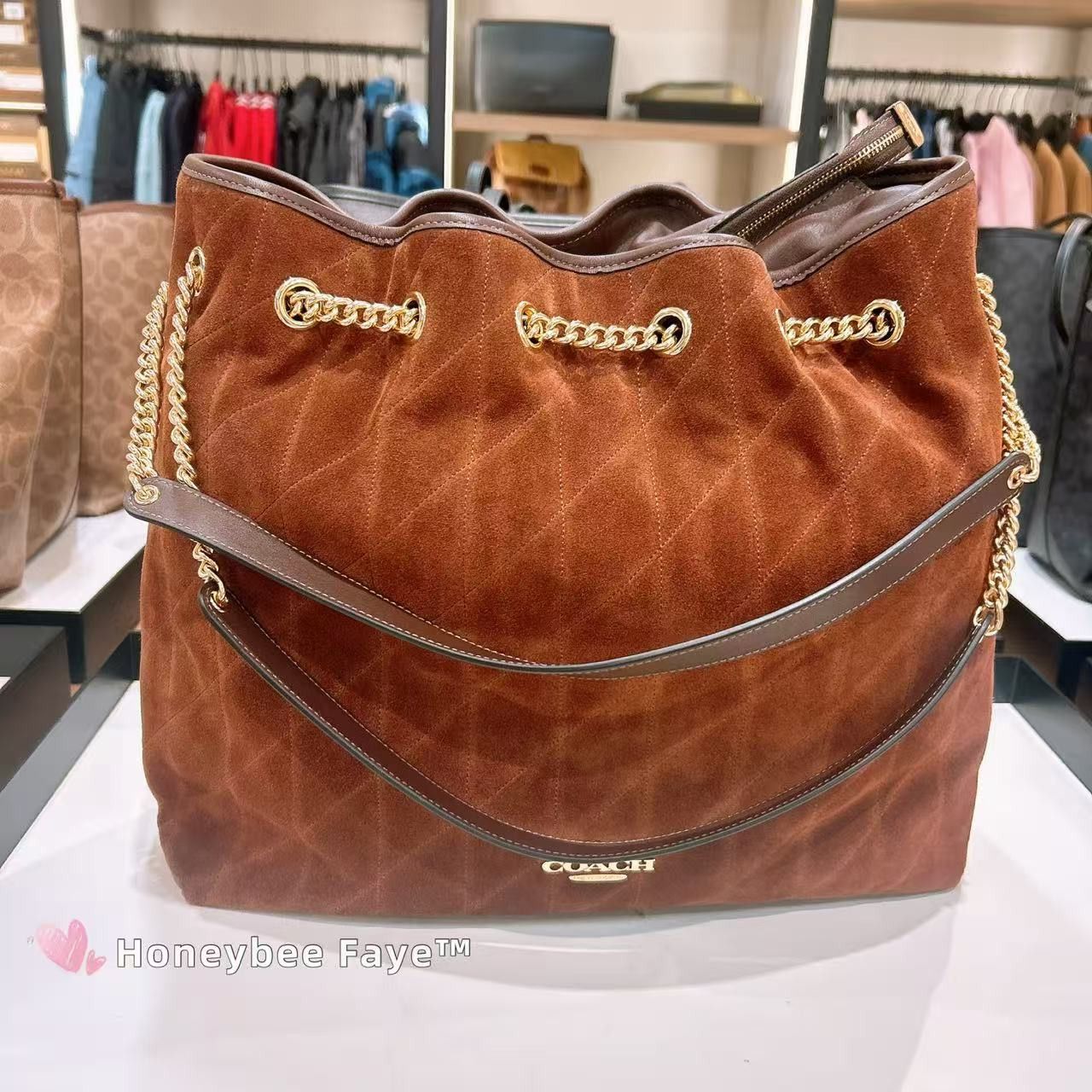 Coach Evelyn Large Shoulder Bag With Quilting CCZ83 Size ONE SIZE - 1 Thumbnail