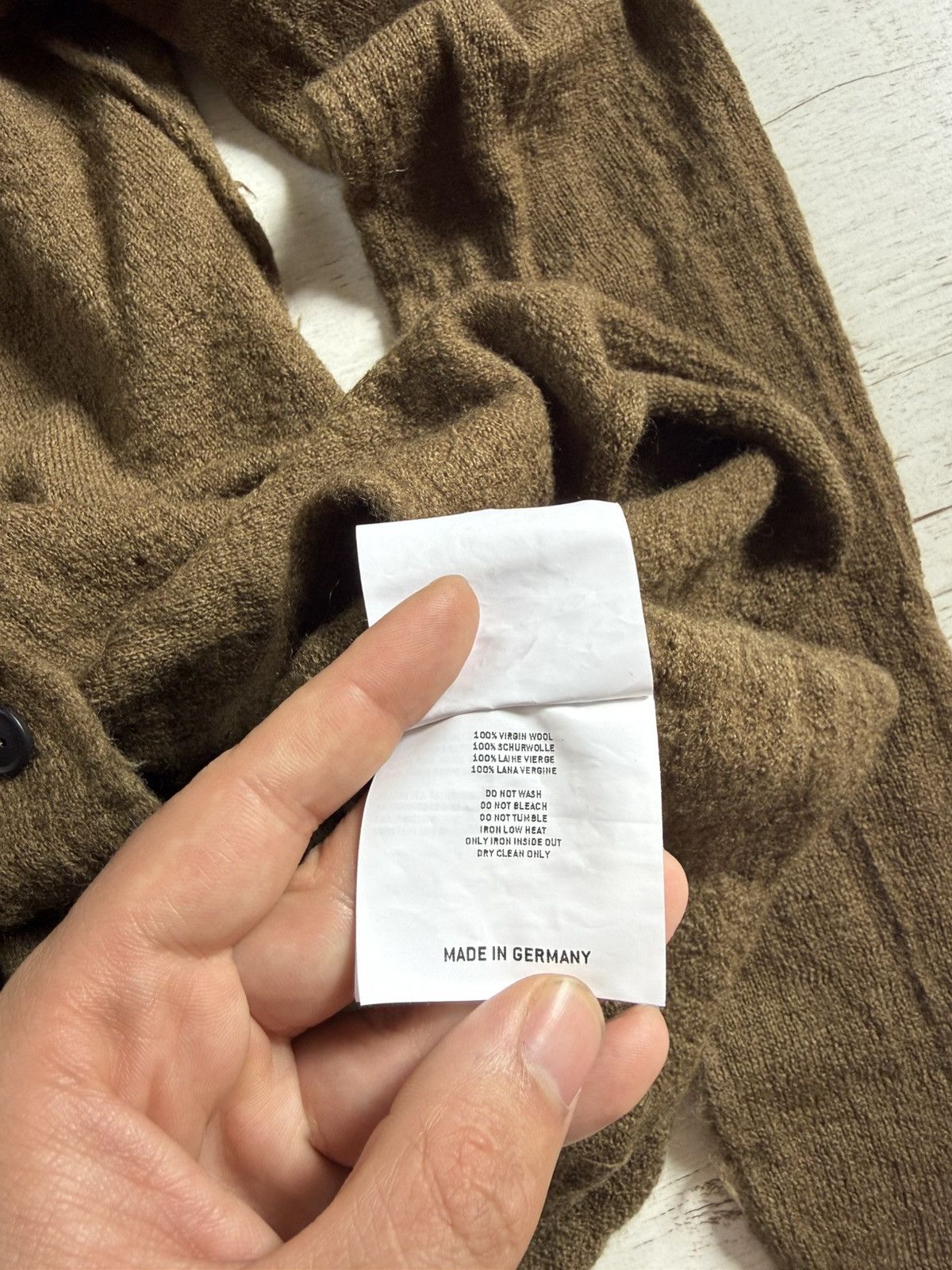 Rundholz Rundholz cardigan avangarde wool Size S / US 4 / IT 40 - 5 Thumbnail