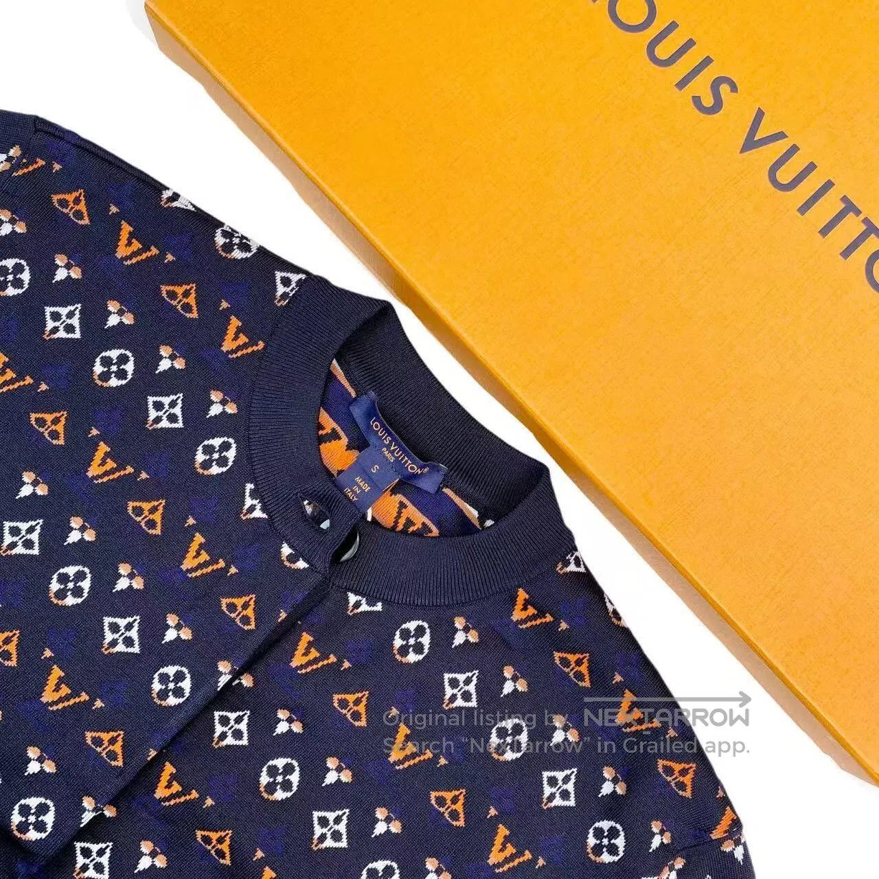 Louis Vuitton Louis Vuitton 24SS logo-embossed crew neck concealed butto Size S / US 4 / IT 40 - 3 Thumbnail
