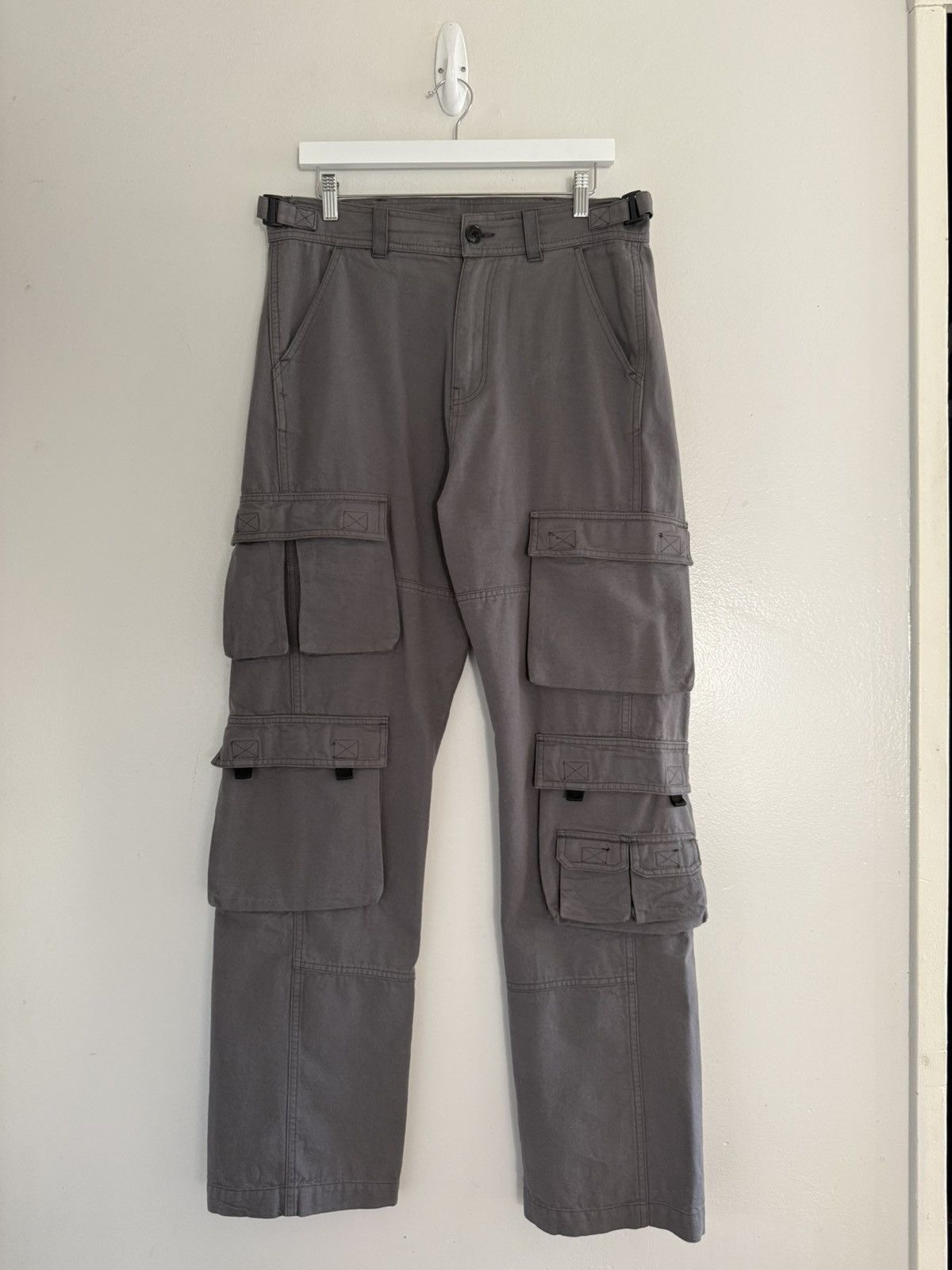 Martine Rose Martine Rose 11 Pocket Twist Seam Work Cargo Pants Gray Size US 30 / EU 46 - 1 Thumbnail