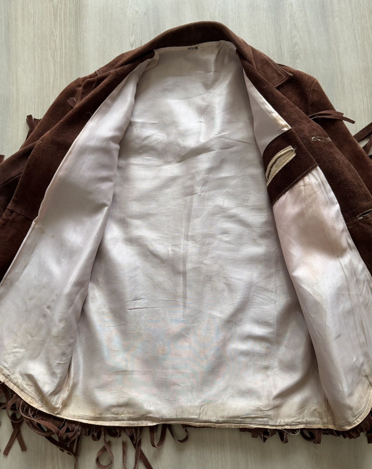 Vintage Vtg 70s Western Leather Fringe Jacket Sz M- Mexico Handmade Size US S / EU 44-46 / 1 - 11 Thumbnail