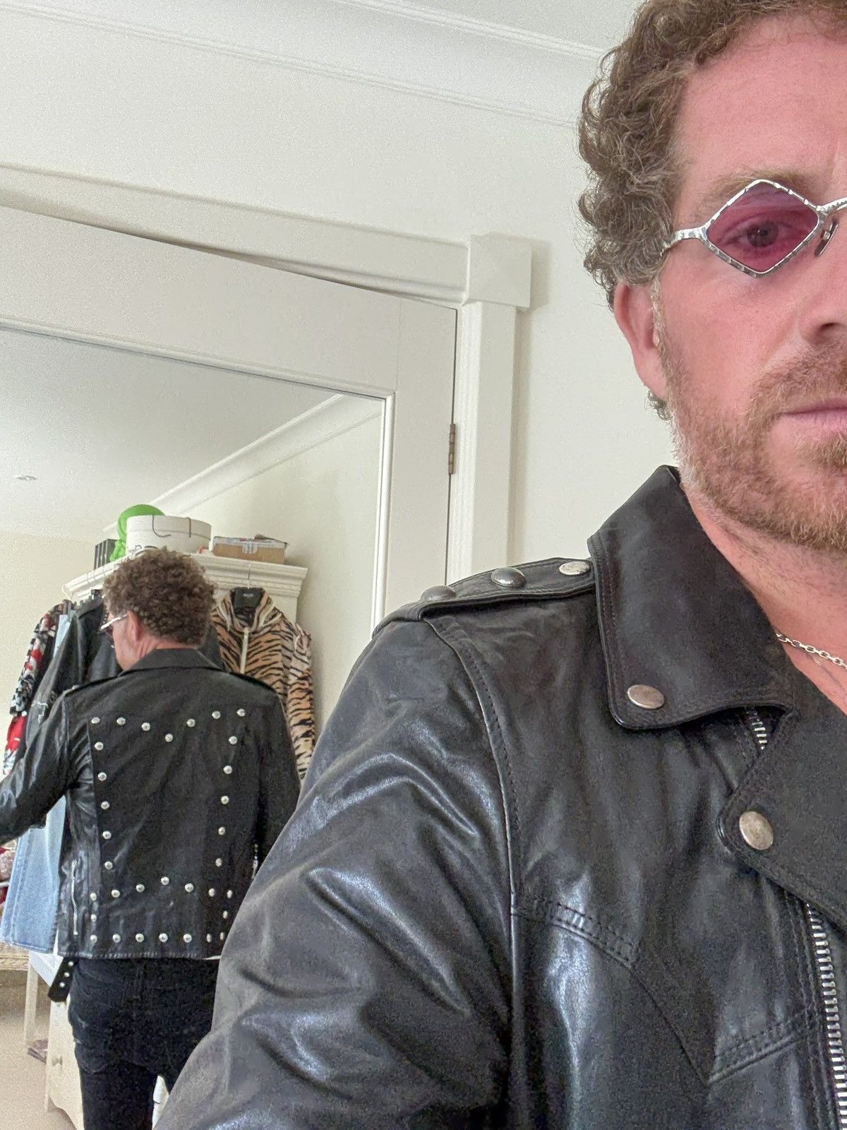 Saint Laurent Paris SS15 Holy Grail Saint Laurent studded leather biker jacket Size US M / EU 48-50 / 2 - 10 Thumbnail
