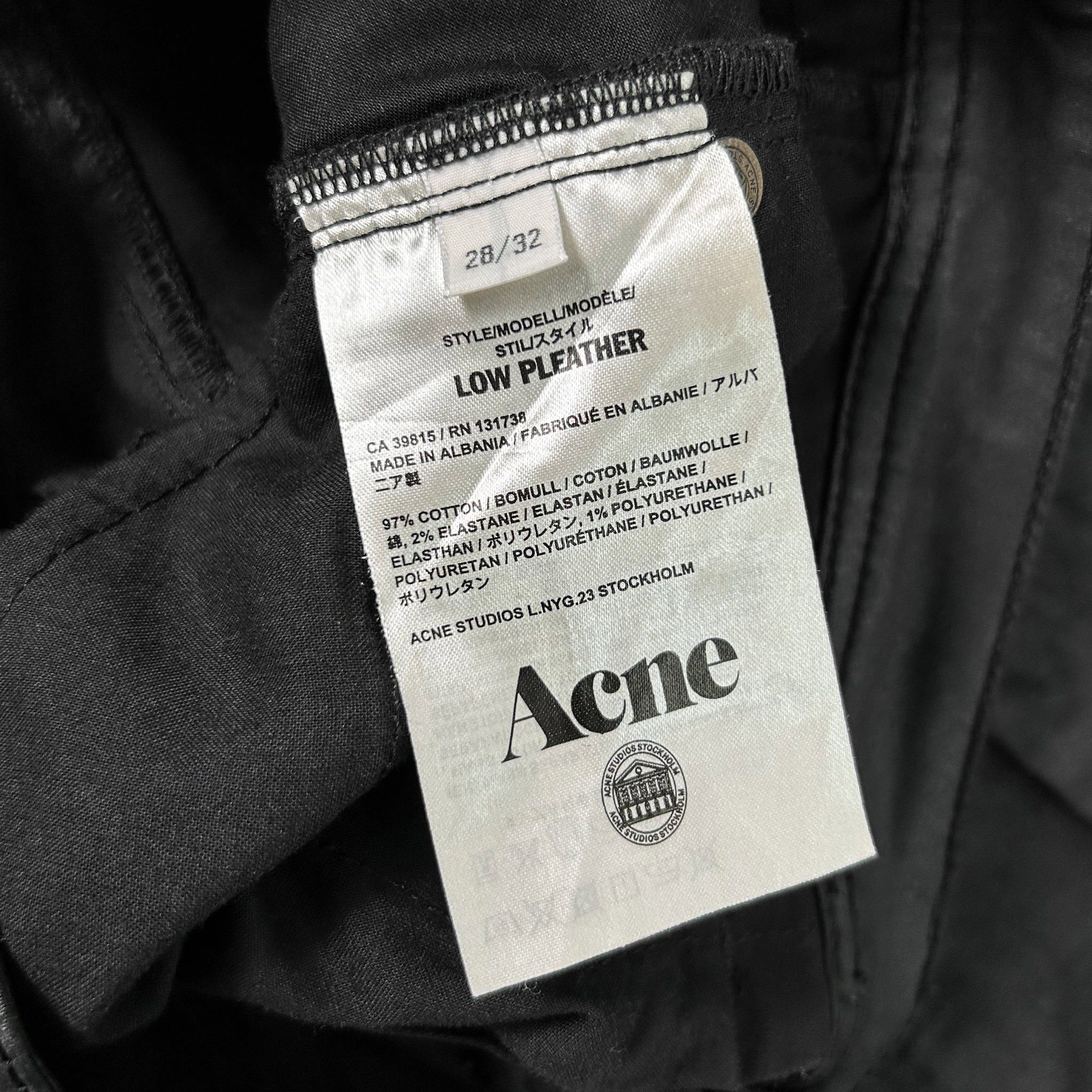 Acne Studios Acne Studios Waxed Black Jeans Size 26" / US 2 / IT 38 - 5 Thumbnail