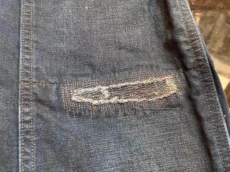 RRL Ralph Lauren RRL Vintage Patch Distressed Denim Jeans. Size US 28 / EU 44 - 7 Thumbnail