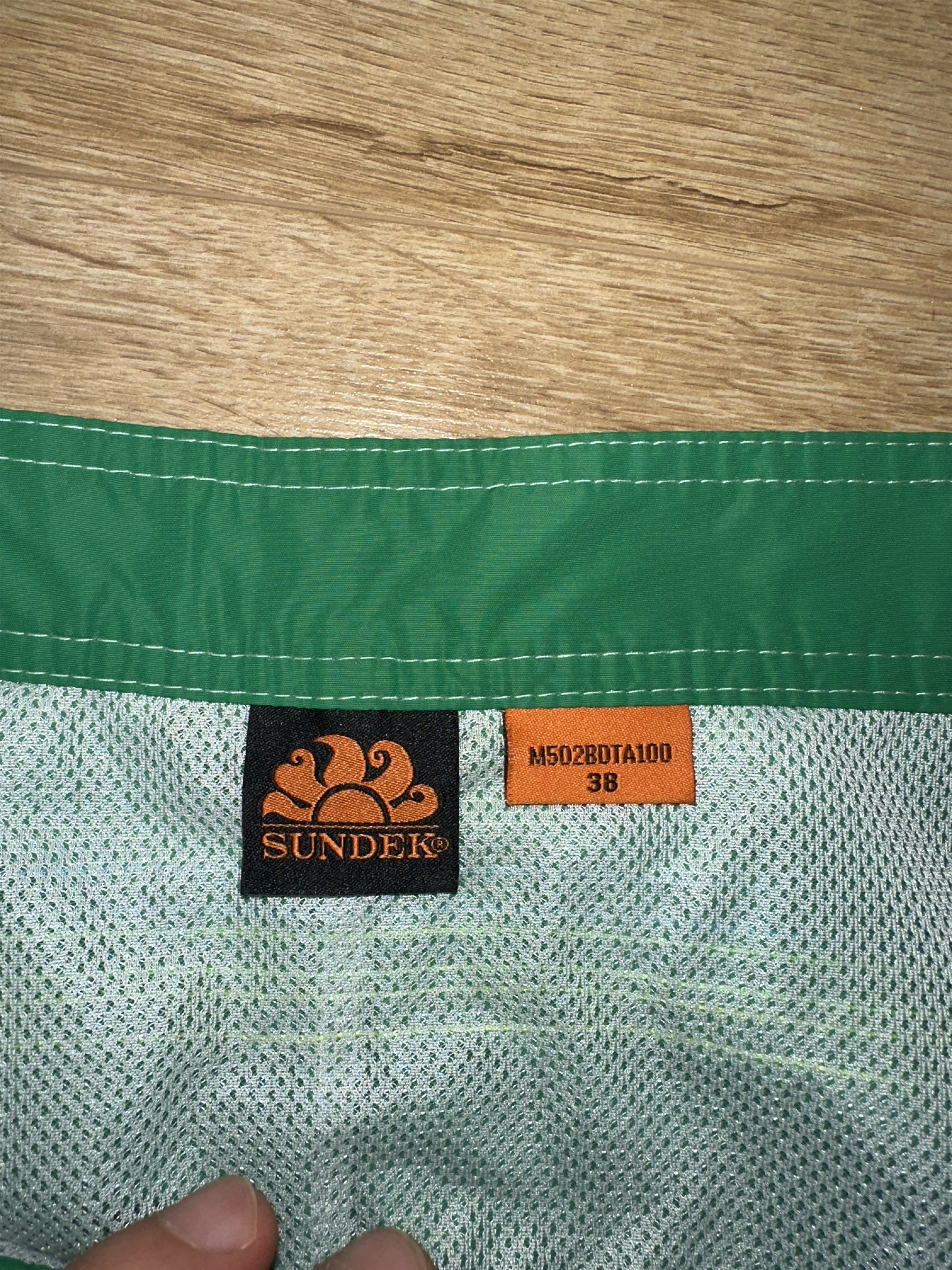 Sundek Sundek 38 Swim Shorts Green Rainbow Arc Stripe Size 38 Size US 38 / EU 54 - 4 Thumbnail