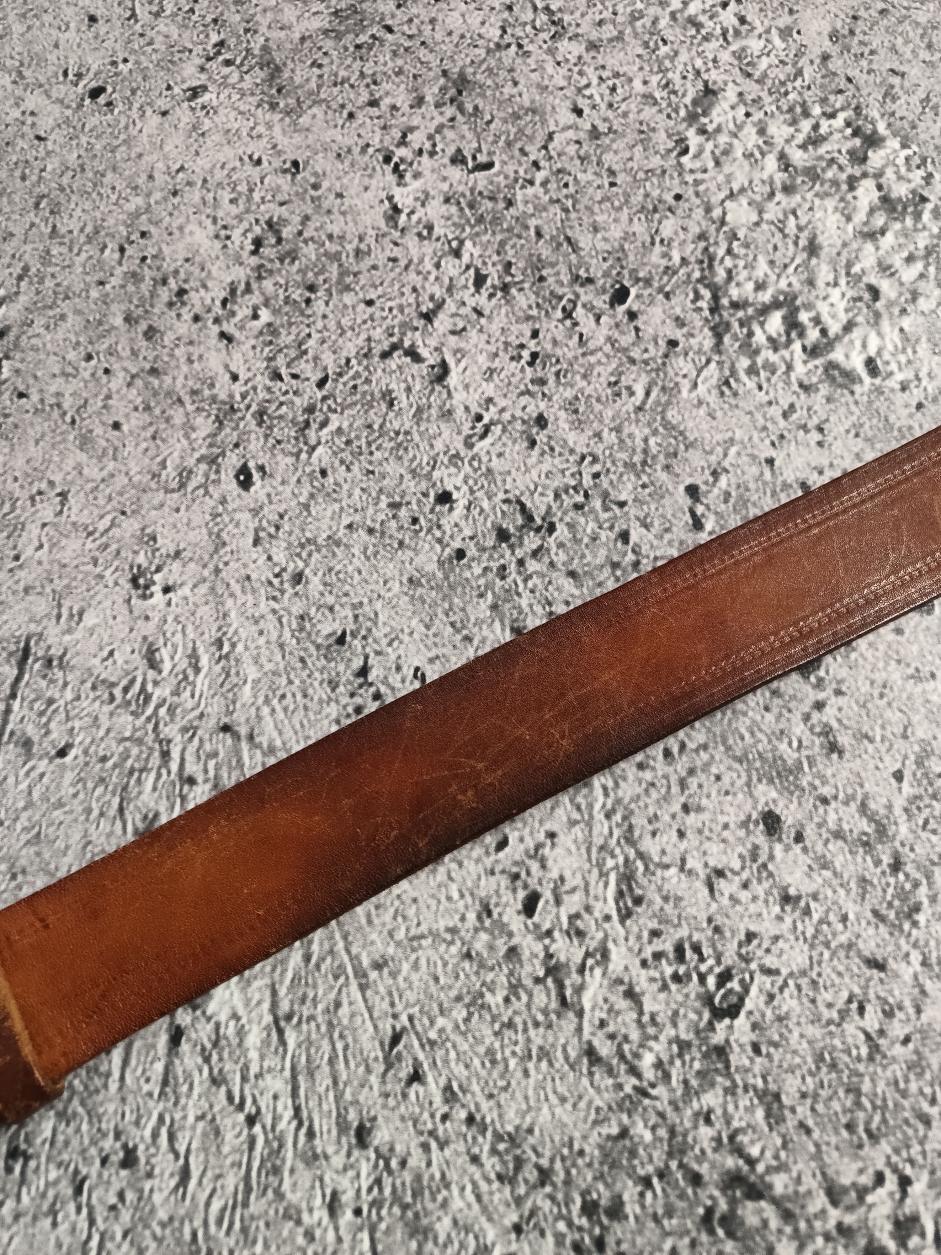 Levi's × Levi's Vintage Clothing × Vintage Vintage Levis Belt 80s 90s Brown Buckle Metal Size 42 - 11 Thumbnail