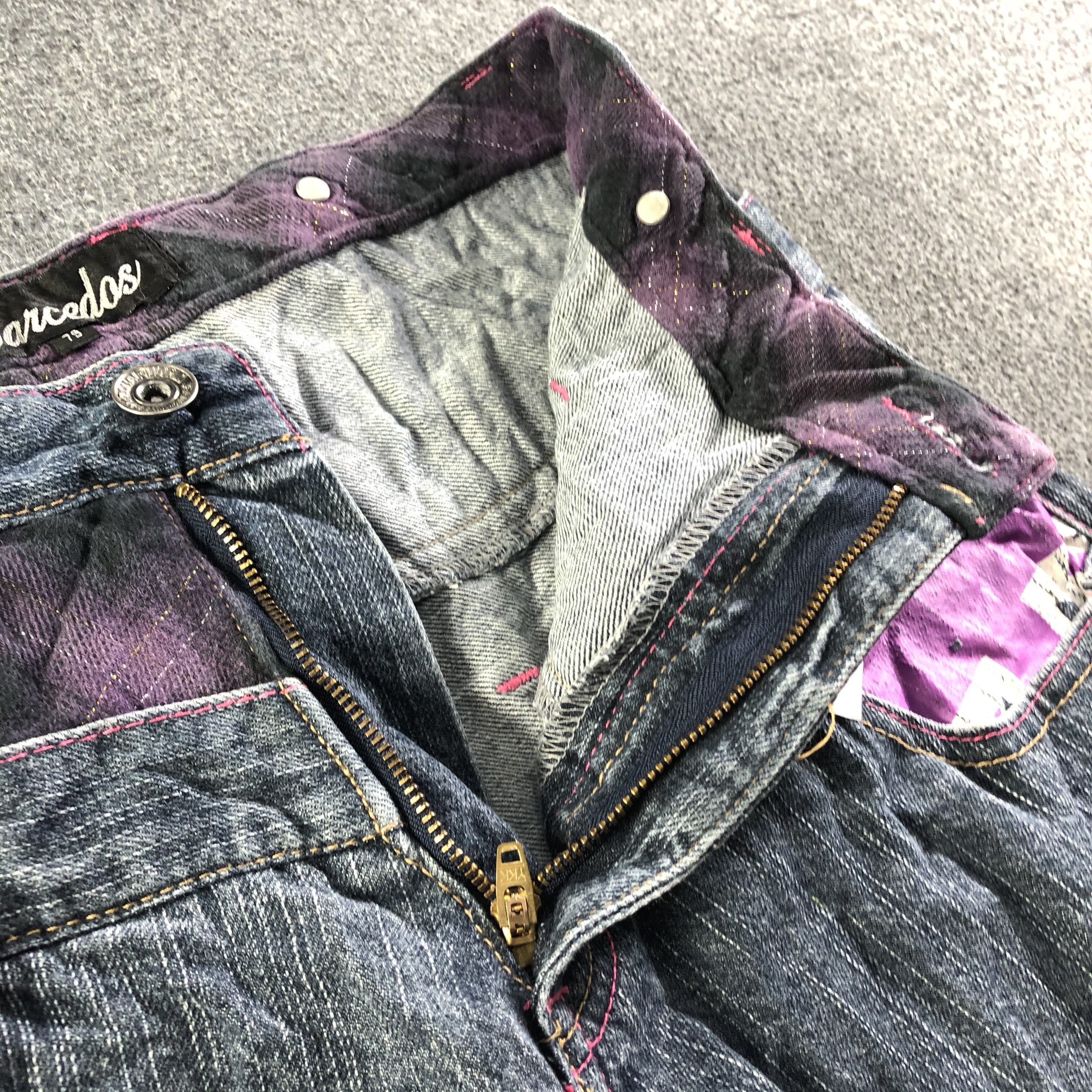 Japanese Brand Vintage Double Waist Jeans-J4557 Size US 30 / EU 46 - 7 Thumbnail
