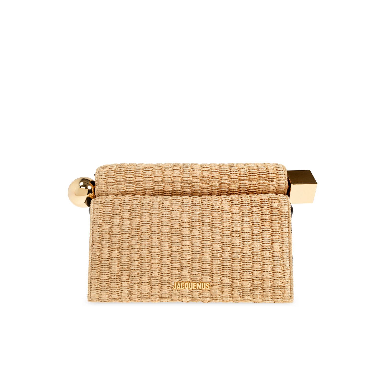 Jacquemus JACQUEMUS Rond Carre Natural Clutch Bag New & Authentic Size ONE SIZE - 1 Thumbnail