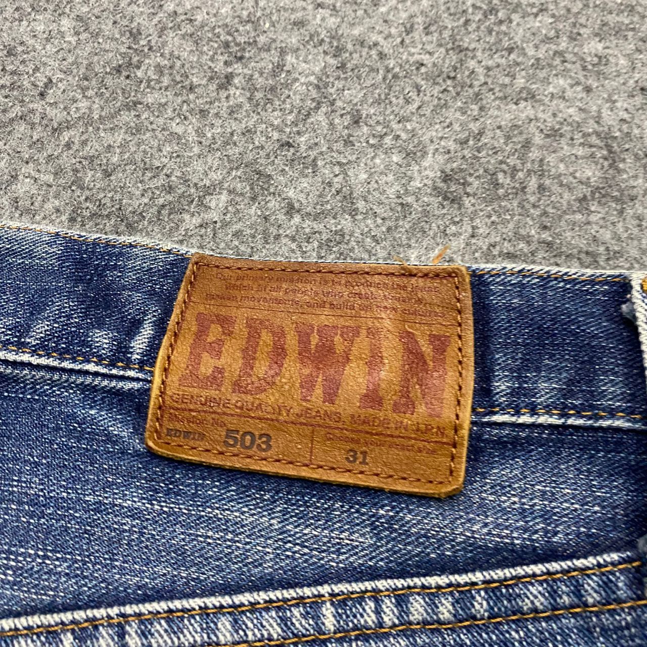 Edwin 💥Best Offer💥Vintage Edwin 503 Distressed Denim Size US 34 / EU 50 - 14 Thumbnail