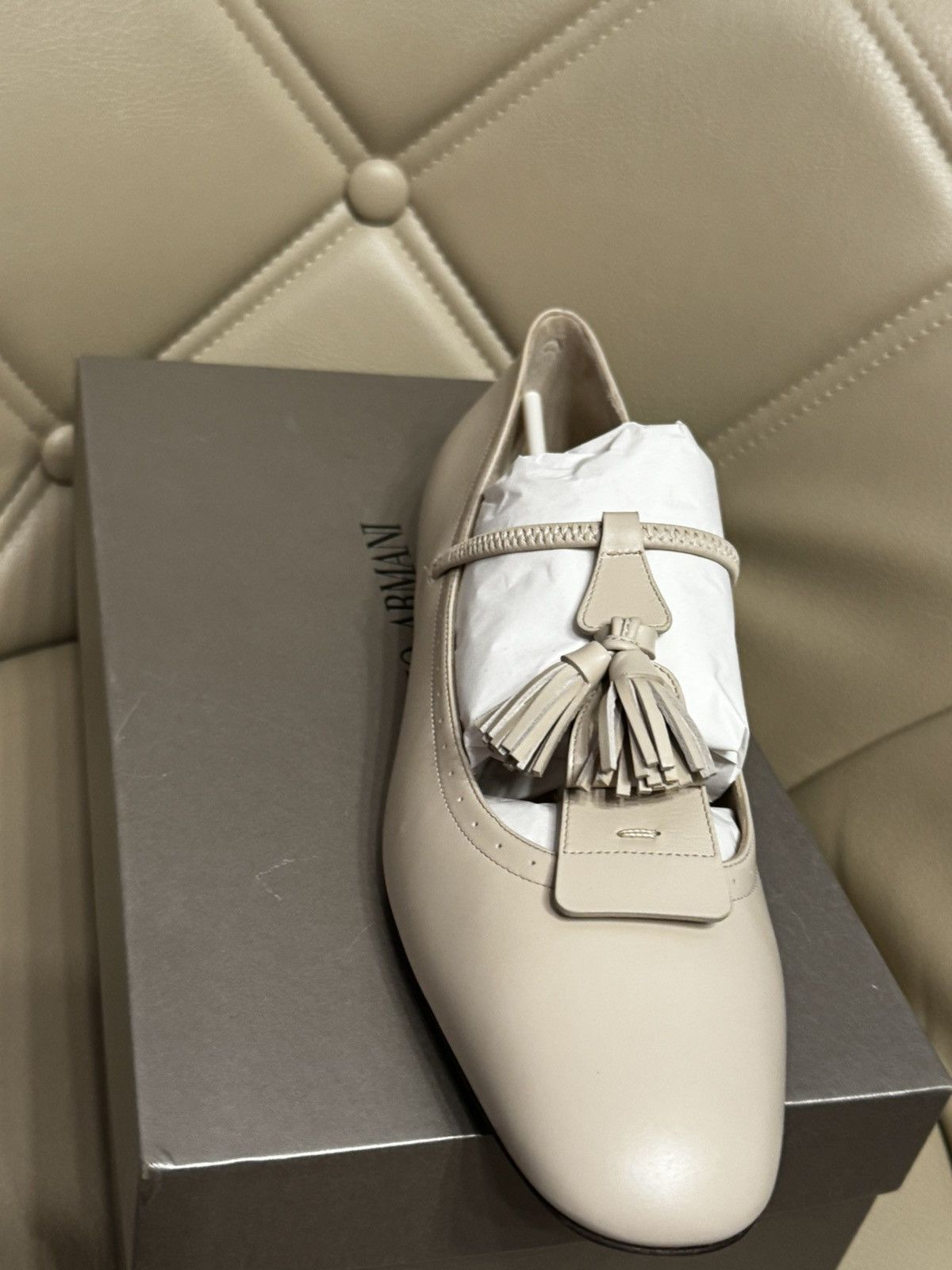 Giorgio Armani GIORGIO ARMANI Leather ballet flats Size US 8.5 / IT 38.5 - 11 Thumbnail