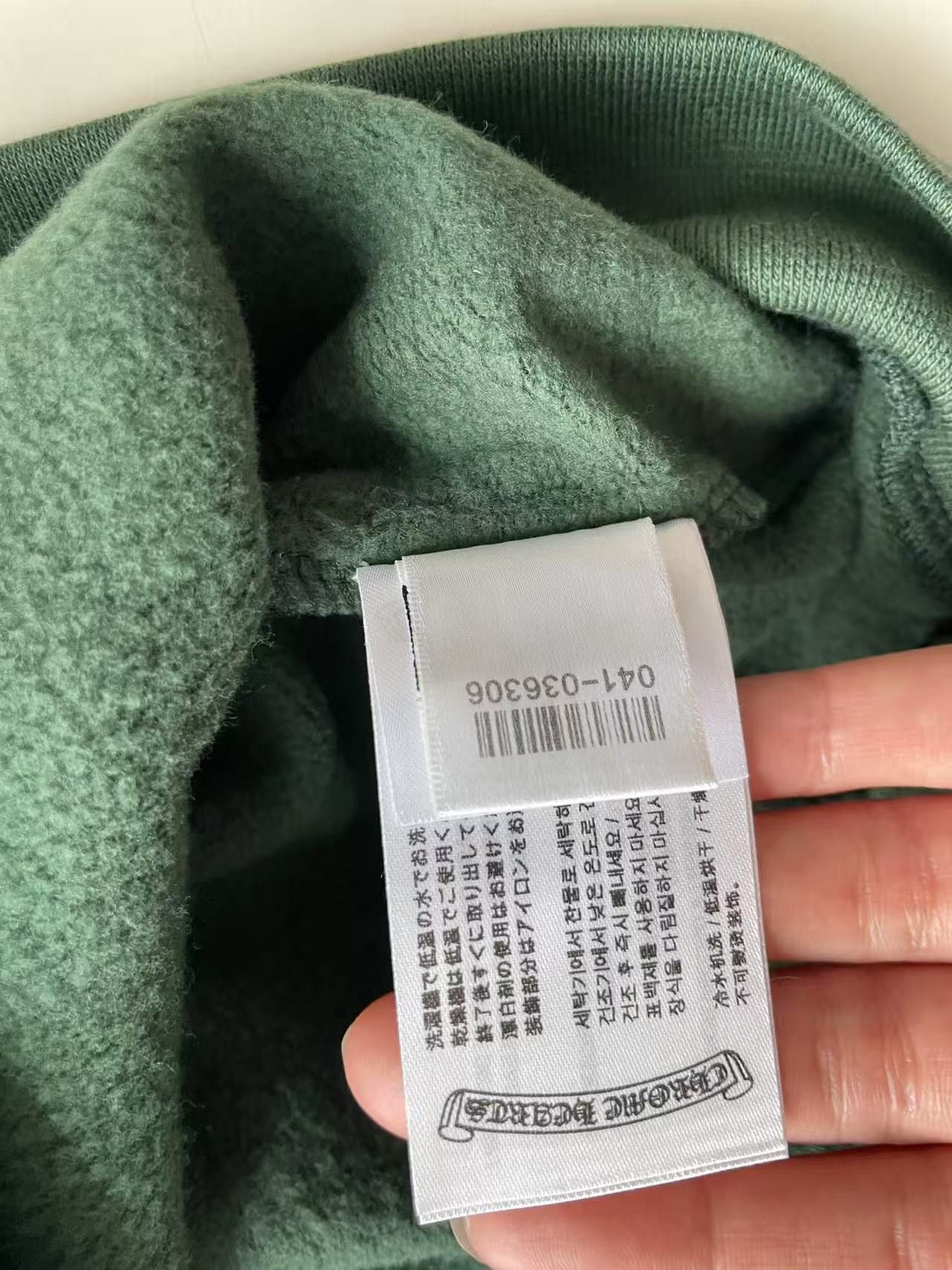 Chrome Hearts Chrome Hearts Green T-Bar Online Exclusive Hoodie Size US L / EU 52-54 / 3 - 13 Thumbnail