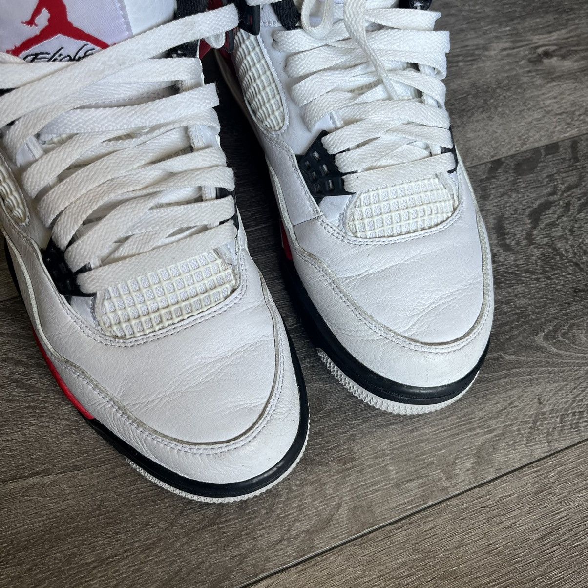 Jordan Brand Air Jordan 4 Retro Red Cement 2023 DH6927-161 Men’s Size 8 Size US 8 / EU 41 - 7 Thumbnail