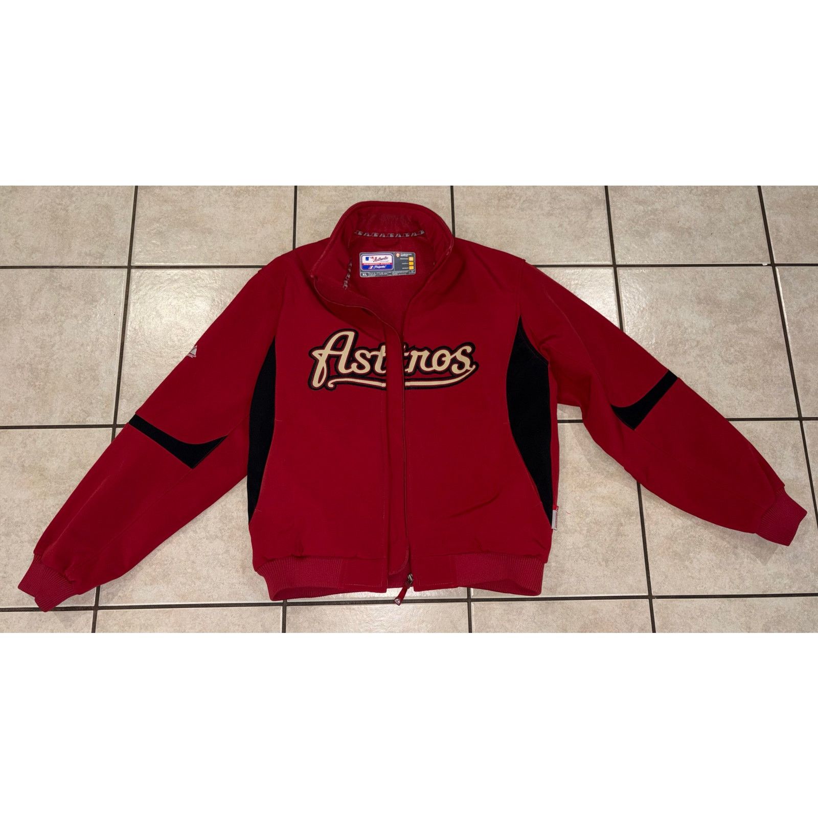 Majestic Vintage Houston Astros majestic therma base jacket zip XL Size US XL / EU 56 / 4 - 1 Thumbnail