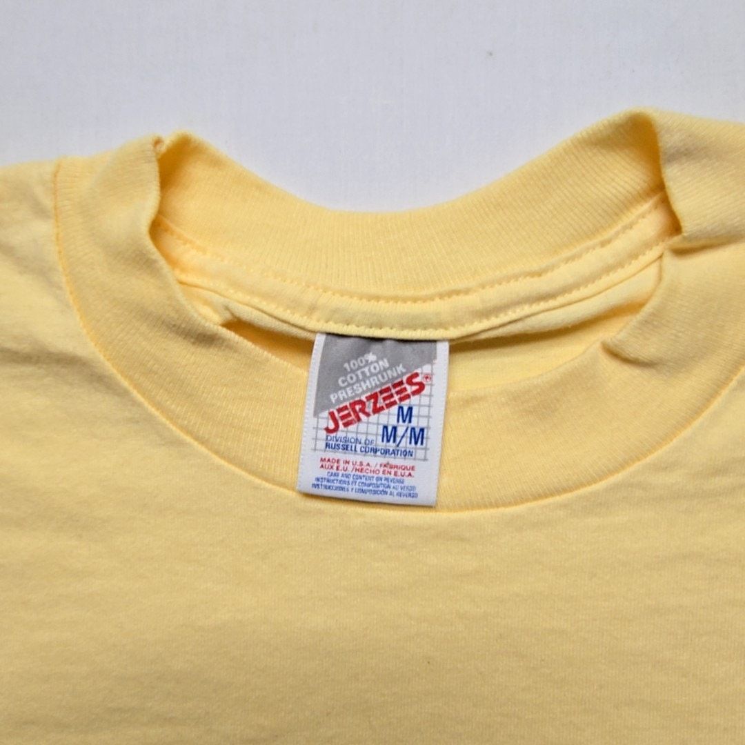 Jerzees Vintage Bird Nature Shirt Birdhouse Graphic Yellow M Tee 90s Size M / US 6-8 / IT 42-44 - 4 Thumbnail