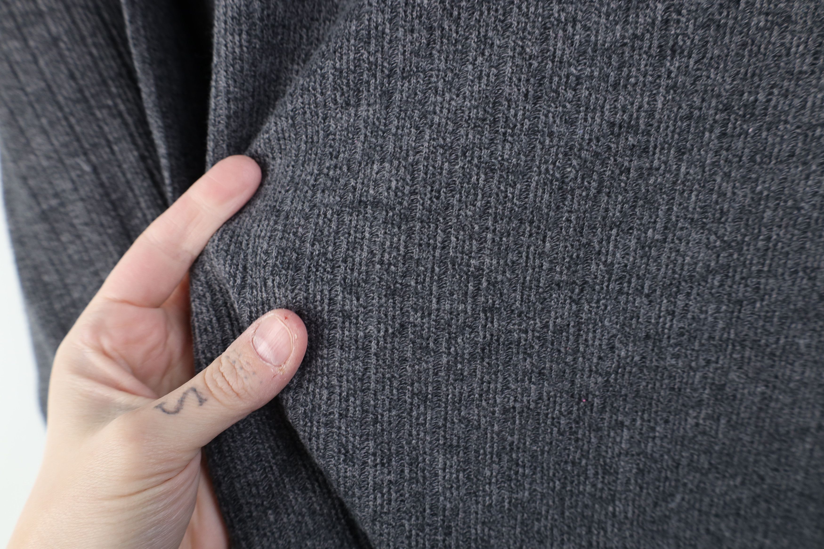 Vintage Vintage 90s Streetwear Ribbed Knit Long Sleeve T-Shirt Size US L / EU 52-54 / 3 - 6 Thumbnail