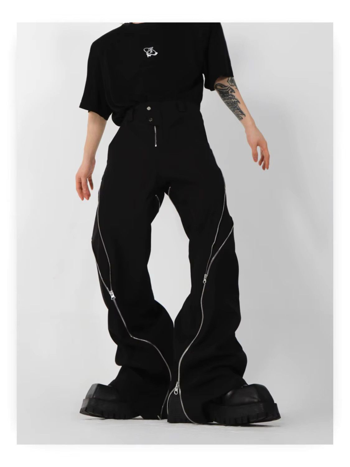 Japanese Brand zipper pants Size US 32 / EU 48 - 3 Thumbnail