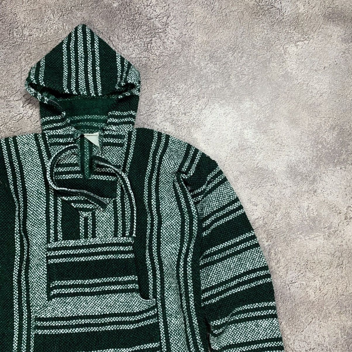 If Six Was Nine VINTAGE 90s BAJA HECHO EN MEXICO KNITTED HOODIE HIPPIE Size US M / EU 48-50 / 2 - 6 Thumbnail