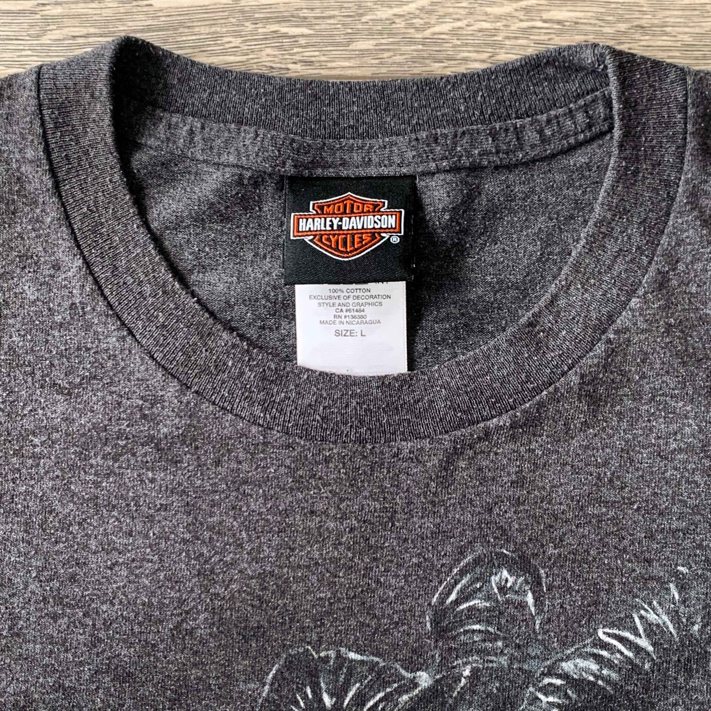 Harley Davidson × Vintage Vintage Harley Davidson T Shirt Size US L / EU 52-54 / 3 - 4 Thumbnail