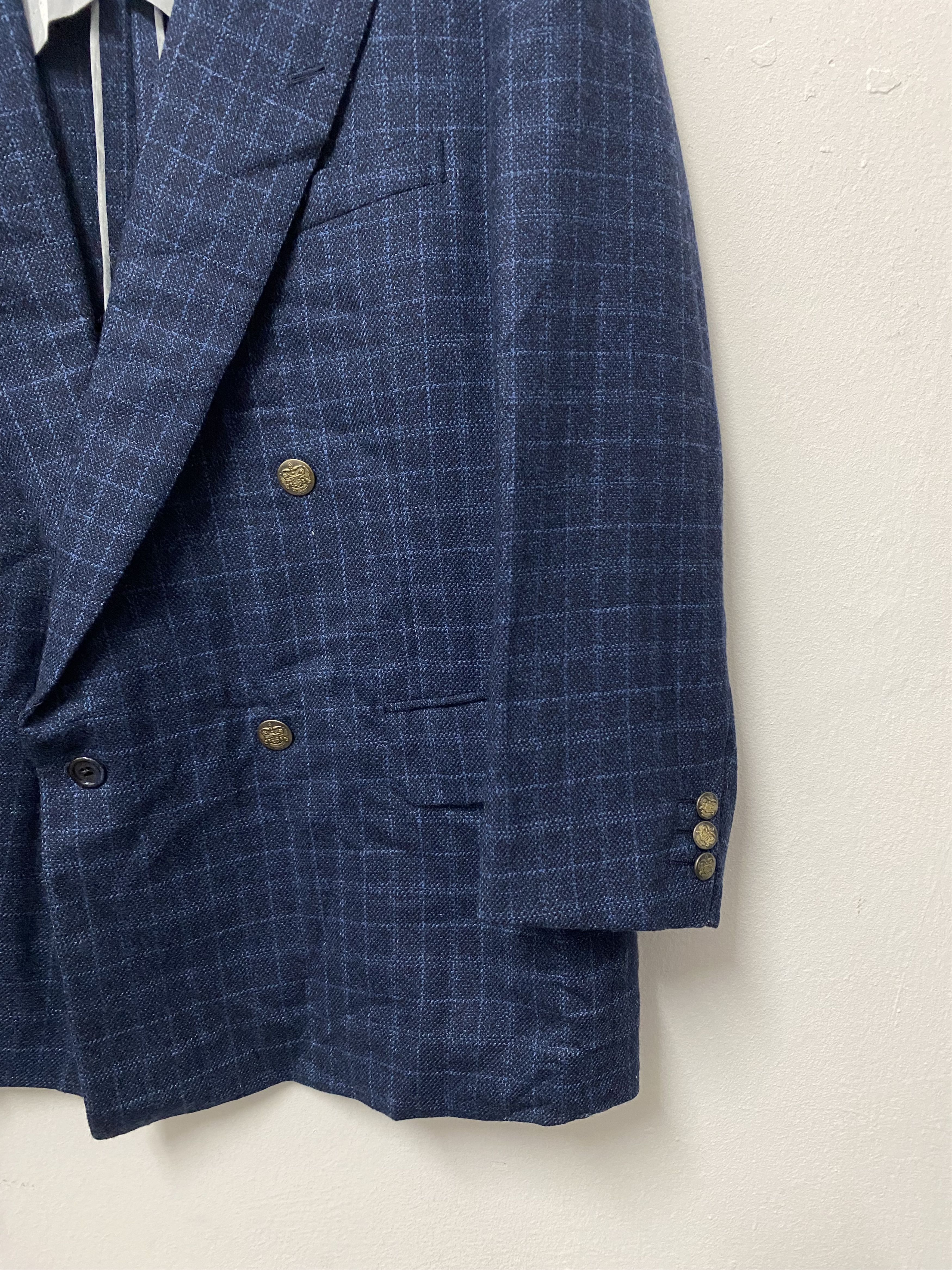 Japanese Brand Mitsukoshi Designer Japan Single Button Coat Blazer Size 54R - 6 Thumbnail