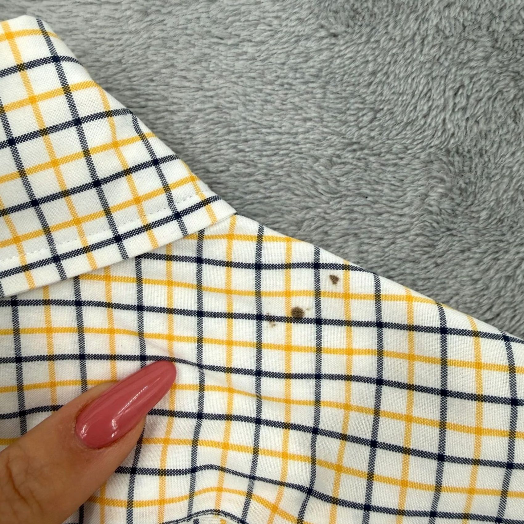 Ralph Lauren Ralph Lauren Shirt Mens S Yellow Men Button Down Plaid Long Sleeve Classic Fit Size Size US S / EU 44-46 / 1 - 7 Thumbnail
