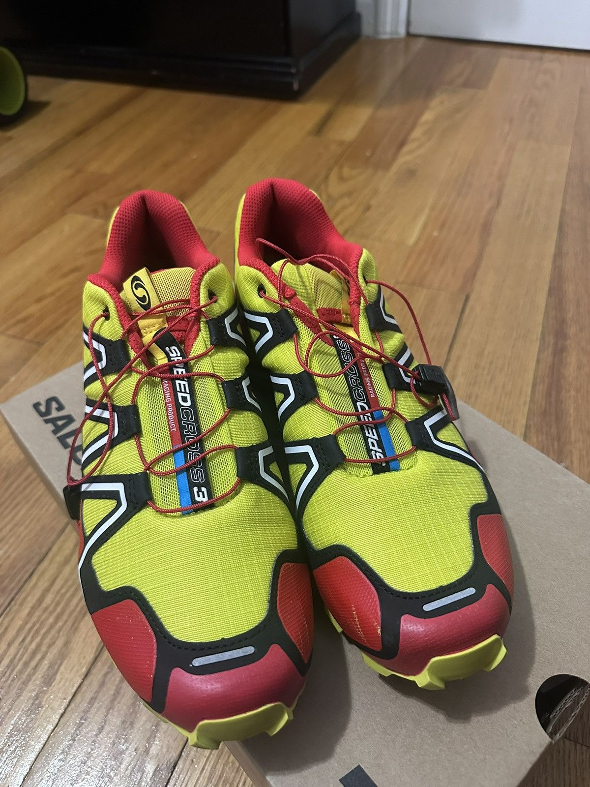 Salomon SALOMON Yellow & Red Speedcross 3 Sneakers Size US 9.5 / EU 42-43 - 5 Thumbnail