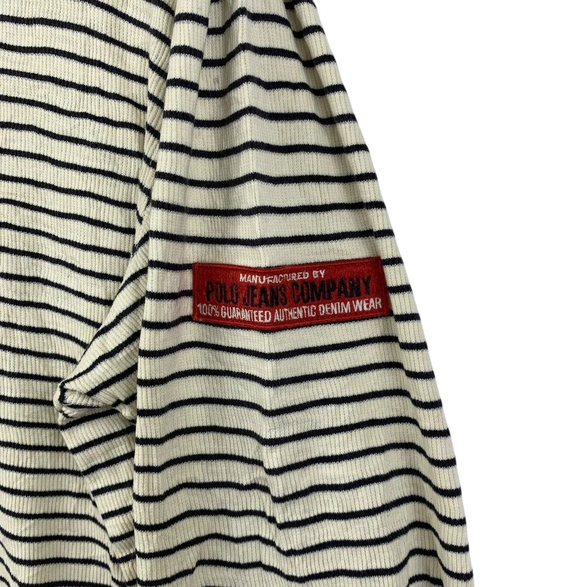 Polo Ralph Lauren Polo Jeans Co. Ralph Lauren Striped V-Neck Long Sleeve Size US M / EU 48-50 / 2 - 5 Thumbnail