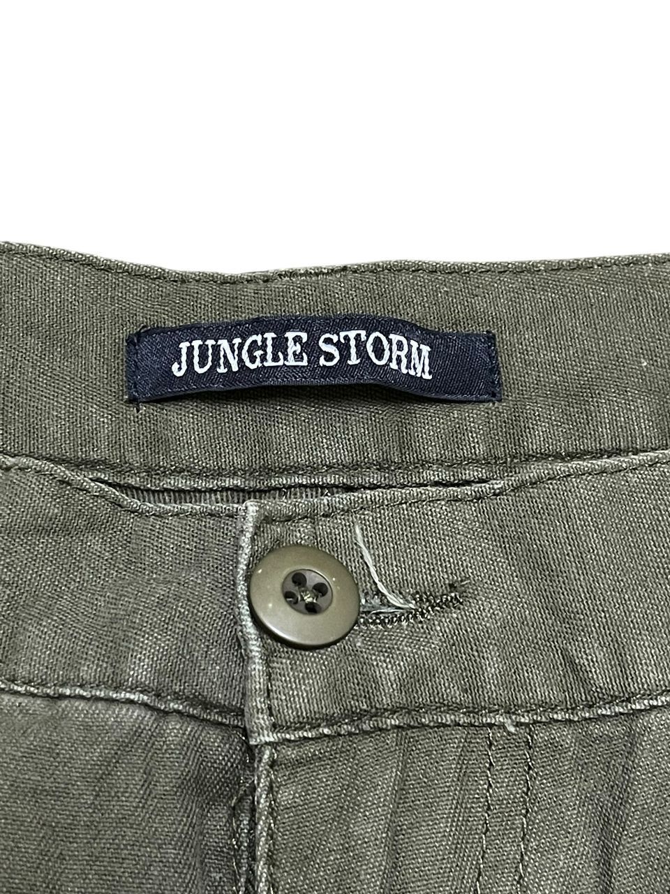 If Six Was Nine Vintage Jungle Storm Cargo Pants Size US 34 / EU 50 - 10 Thumbnail